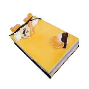 Entremet Mandarine Choco-lait — Maison Hascoët, boulangerie artisanale Perros-Guirec